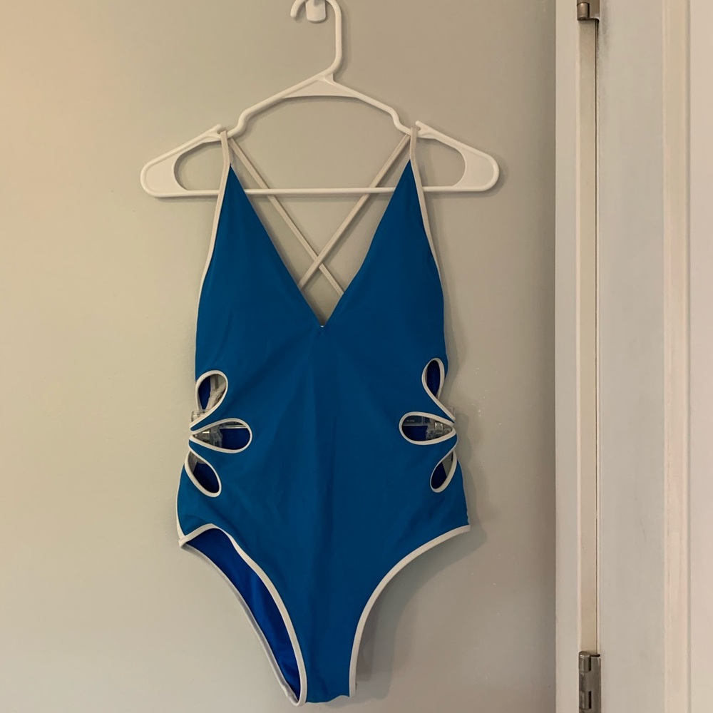 Aerie Blue One Piece Suit
